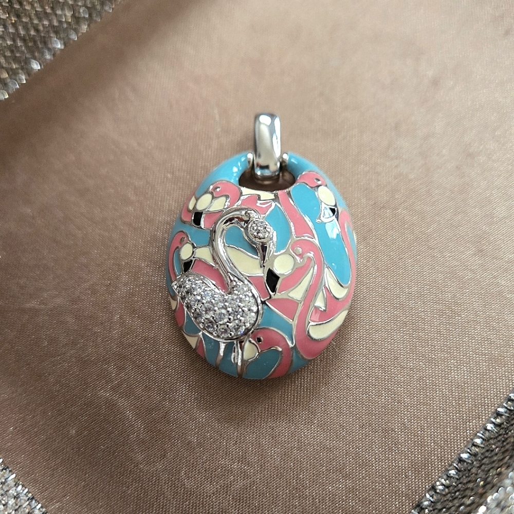 Belle Etoile Flamingo Collection Pendant